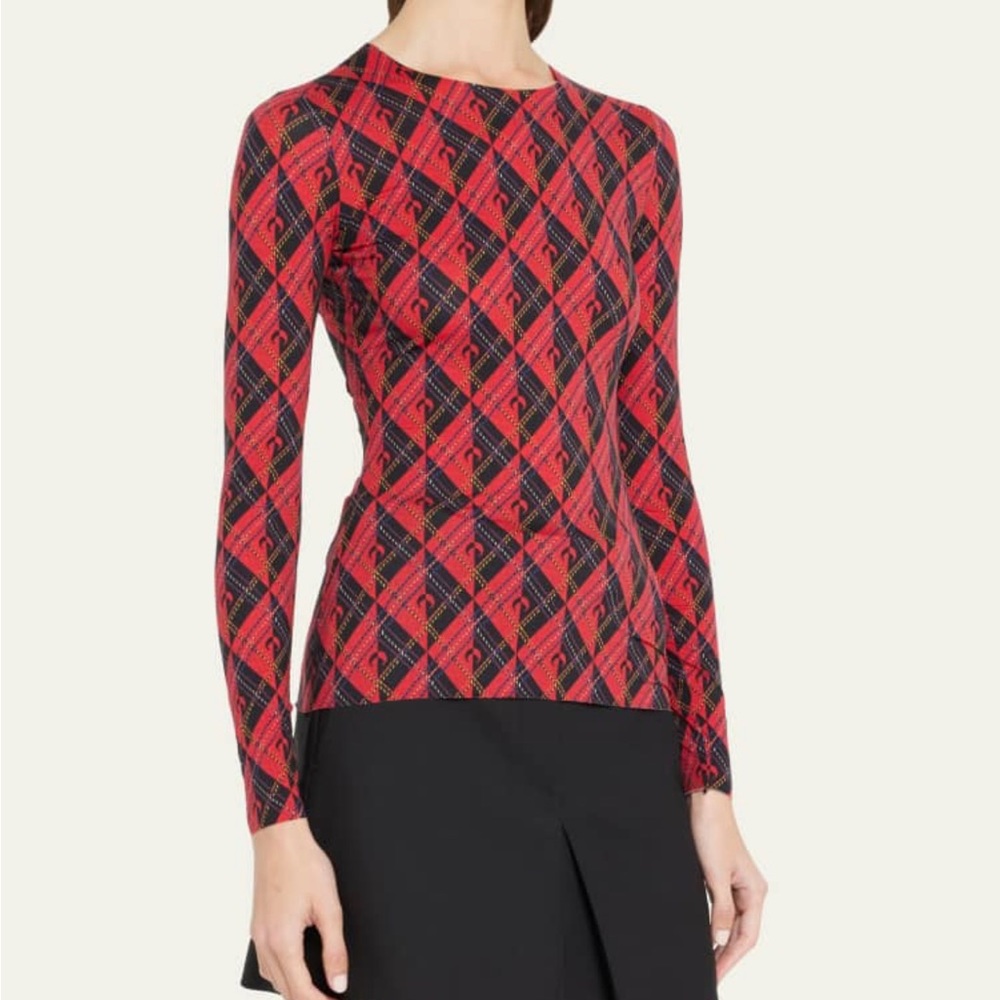 ❤️ Marine Serre stretch top in moon diamond motif top ❤️
